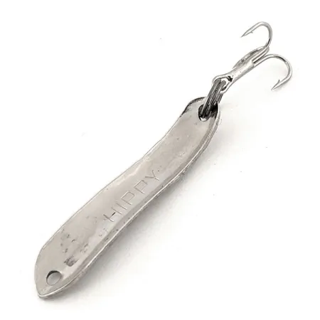 Vintage Acme Hippy, 1/8oz Hammered Nickel fishing spoon #13122