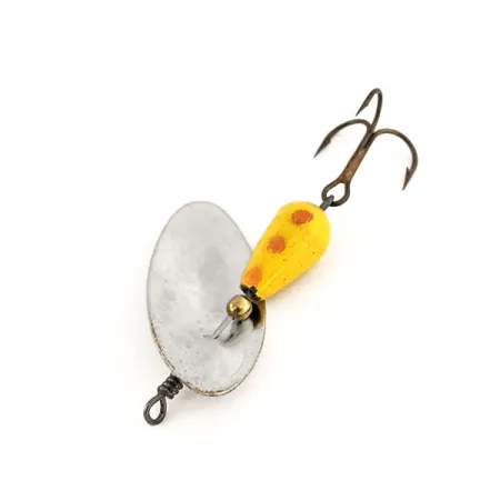 Vintage Panther Martin 4, 1/8oz Silver spinning lure #13129