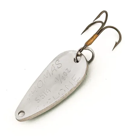 Vintage Thomas Cyclone, 1/8oz Trout fishing spoon #13130