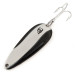 Vintage  Eppinger Dardevle Rok't Imp, 3/4oz Black / White / Brass fishing spoon #13136