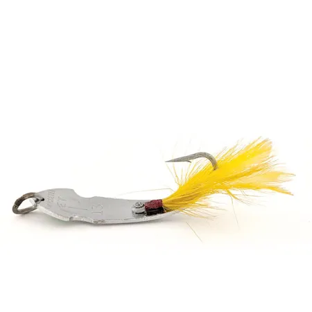 Vintage Tony Accetta Pet Spoon 13 UV (świeci w ultrafiolecie), 3/16oz Nickel / Green fishing spoon #13147