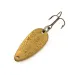 Vintage   Thomas Cyclone, 1/8oz Hammered Brass fishing spoon #13155