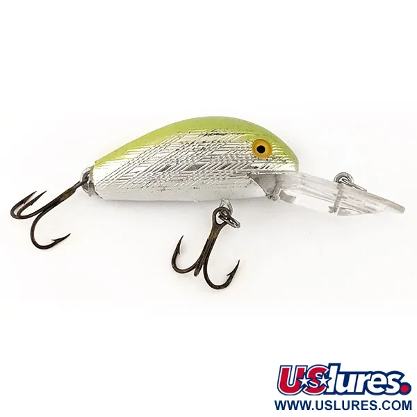 Vintage Rebel Deep Humpy, 1/3oz Chartreuse / Silver fishing lure #13169