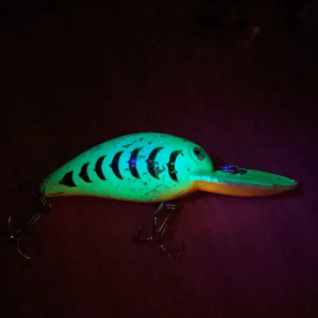 Vintage Producers B52 UV, 1/3oz Fire Tiger fishing lure #13175