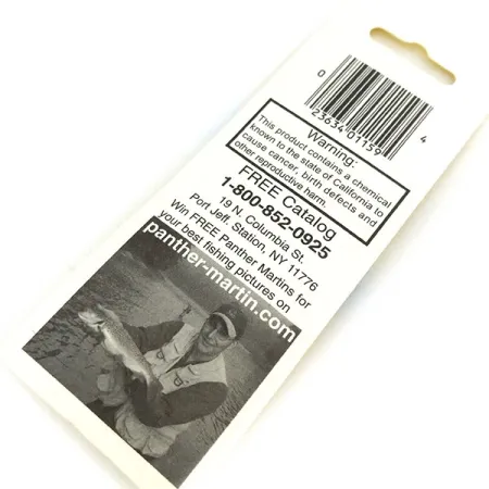 Panther Martin 2, 3/32oz spinning lure #13193