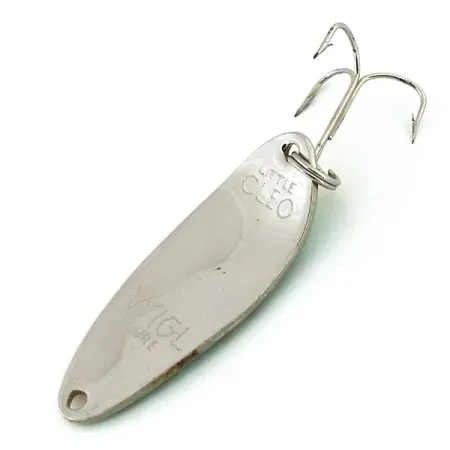 Vintage Acme Little Cleo UV, 1/3oz Fire Tiger fishing spoon #13206