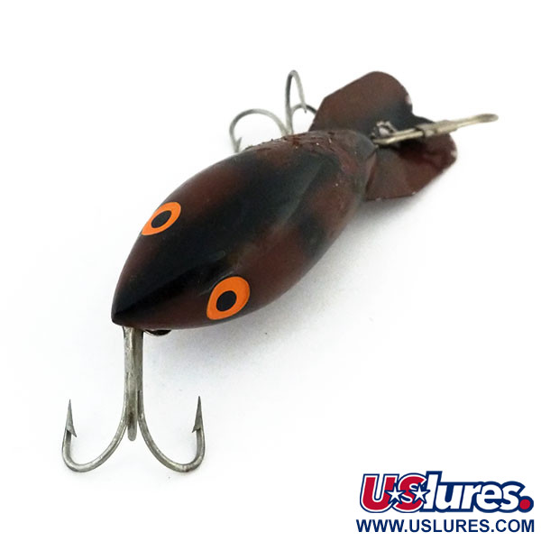 Vintage   Bomber 300 series, 1/3oz Brown fishing lure #13210