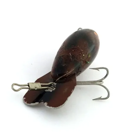 Vintage Bomber 300 series, 1/3oz Brown fishing lure #13210