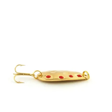 Vintage ​Acme Fish Hawk , 1/4oz Gold / Red fishing spoon #13212