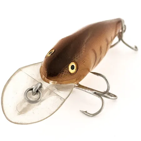 Vintage Rebel Fastrac Shallow Floater, 1/3oz Brown Tiger fishing lure #13215