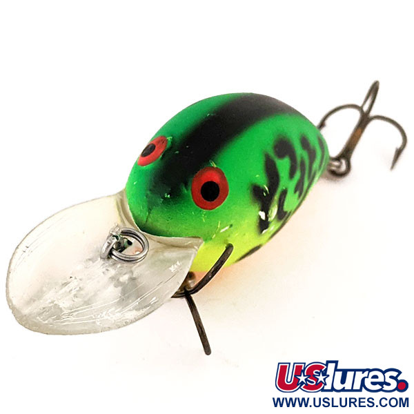 Vintage   Bomber Fat A B05F UV, 1/3oz Fire Tiger fishing lure #13217