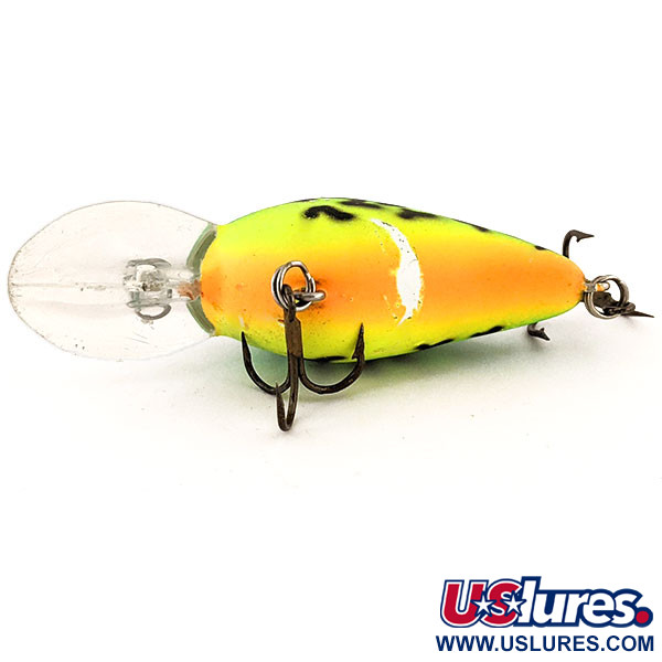 Vintage   Bomber Fat A B05F UV, 1/3oz Fire Tiger fishing lure #13217