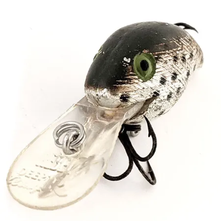 Vintage Rebel Deep Teeny R, 1/4oz Silver fishing lure #13219