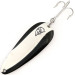 Vintage  Eppinger Dardevle Rok't Imp, 3/4oz White / Black / Nickel fishing spoon #13237