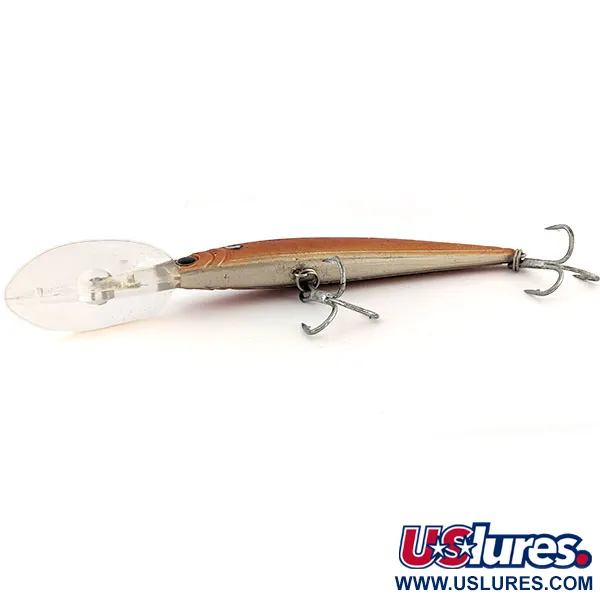 Vintage FishHouse USA ​FishHouse Crystal Minnow Deep Diver, 1oz Red Gold fishing lure #13239
