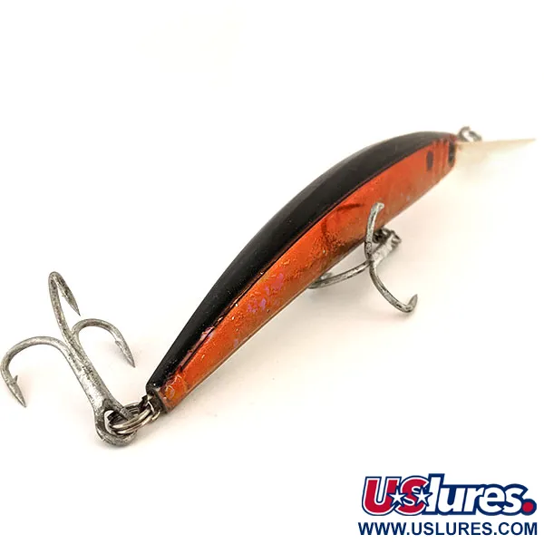 Vintage FishHouse USA ​FishHouse Crystal Minnow Deep Diver, 1oz Red Gold fishing lure #13239