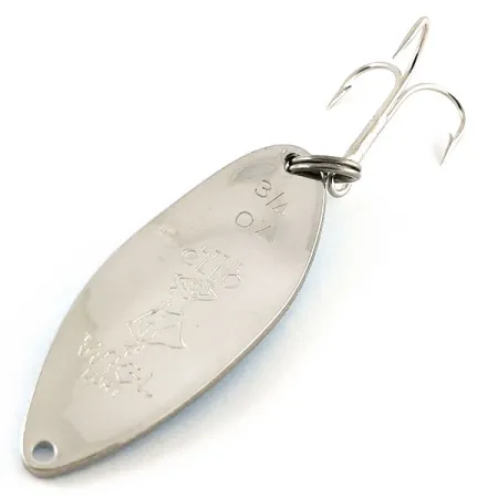 Vintage Seneca Little Cleo (Hula Girl), 3/4oz Blue / Nickel fishing spoon #13240