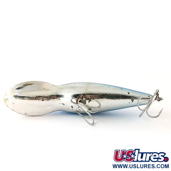 Vintage Bomber model 6A, 2/5oz Blue / Silver fishing lure #13275
