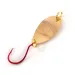 Vintage  Yakima Bait Worden's F.S.T 00, 3/64oz Gold fishing spoon #13285