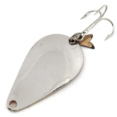 Vintage Acme K.O. Wobbler , 3/4oz Gold / Nickel fishing spoon #13311
