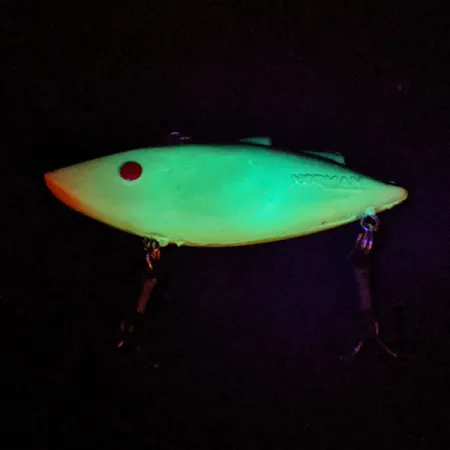Vintage Norman N-Ticer UV, 3/8oz Chartreuse fishing lure #13337