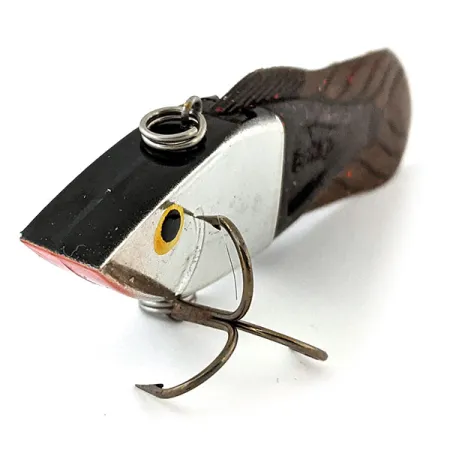 Vintage Berkley PowerBait Power Rattler (replaceable fin), 1/2oz Silver / Red tail fishing lure #13338