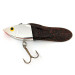 Vintage   Berkley PowerBait Power Rattler (replaceable fin), 1/2oz Silver / Red tail fishing lure #13338