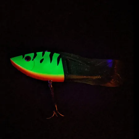 Vintage Berkley PowerBait Power Rattler UV (replaceable fins), 3/4oz fishing lure #13339