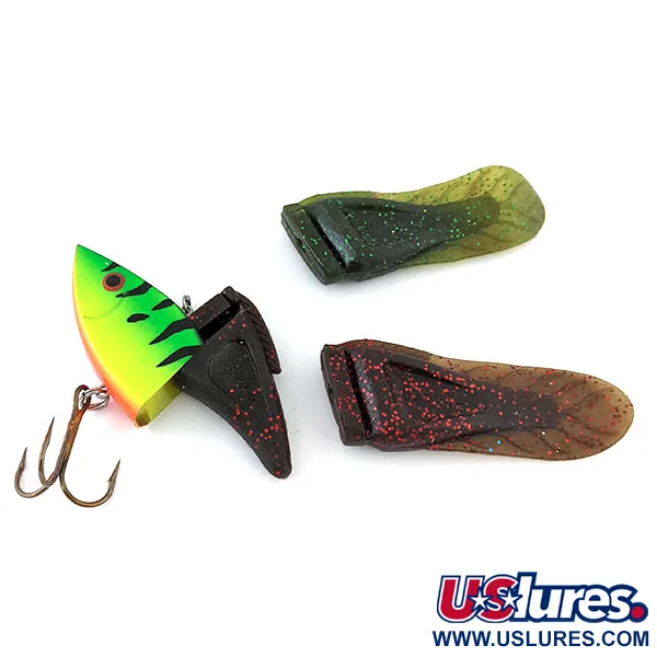 Vintage Berkley PowerBait Power Rattler UV (replaceable fins), 3/4oz fishing lure #13339