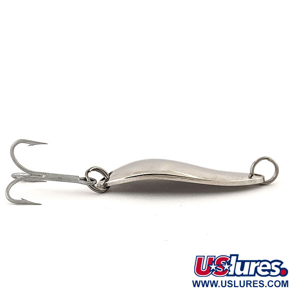 Vintage  Luhr Jensen Little Jewel, 1/3oz Nickel fishing spoon #13345