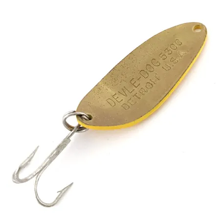 Vintage Eppinger Dardevle Devle Dog 5300, 1/3oz Five of Diamonds fishing spoon #13363