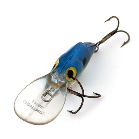 Vintage ​Storm Lightning Shad , 1/3oz Rainbow Blue fishing lure #13365