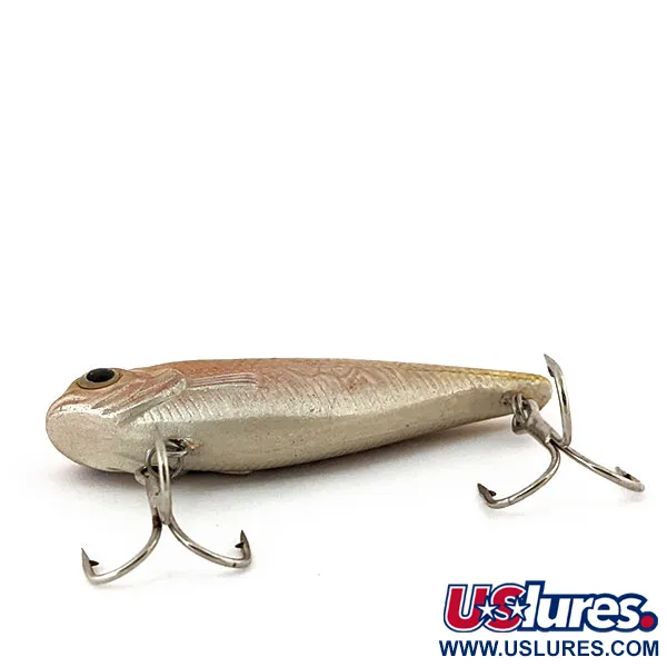 Vintage Creme Lipless, 1/4oz Gold / Orange fishing lure #13367