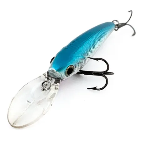 Vintage Cotton Cordell Cott3on Cordell Deep Minnow , 1/4oz Light Blue / Silver fishing lure #13368