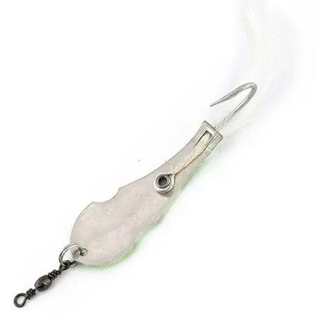 ​Panther Martin Zig Zag con Penna UV, 3/5oz Chartreuse fishing spoon #13407
