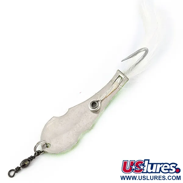   ​Panther Martin Zig Zag con Penna UV, 3/5oz Chartreuse fishing spoon #13407