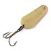 Vintage  Aeroplane Spinner Aero UV, 1/4oz White / Pink / Brass fishing spoon #13410