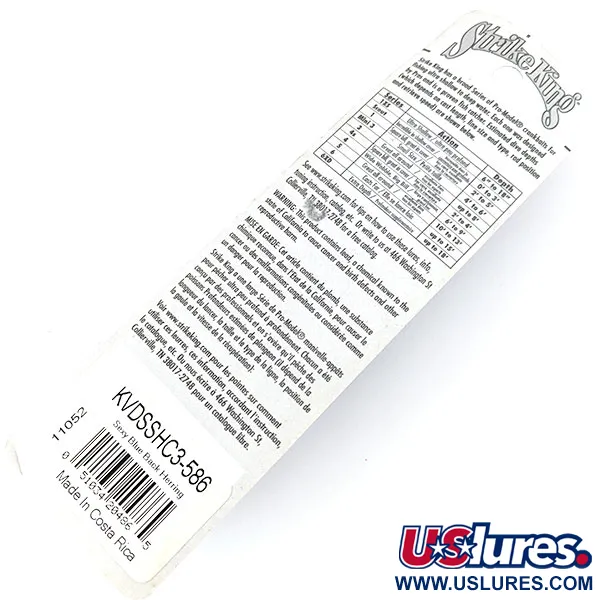   Strike King KVD 3 Silent Stalker, 1/3oz Sexy Blue Back Herring fishing lure #16224