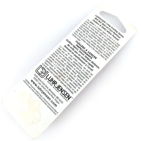 ​Luhr Jensen Quiver UV , 1/2oz Pearl UV Glow in UV light, Fluorescent fishing spoon #13421