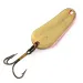 Vintage  Aeroplane Spinner Aero, 1/4oz Pink / White / Brass fishing spoon #13425