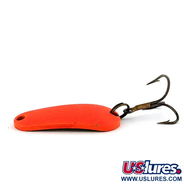 Vintage  Aeroplane Spinner Aero UV, 1/4oz Orange / Brass fishing spoon #13427