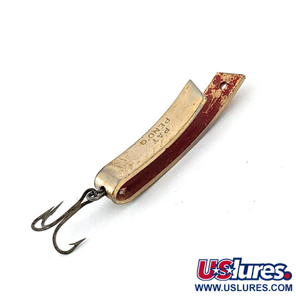 Vintage  Luhr Jensen Super-Duper 503, 1/8oz Brass fishing spoon #13434