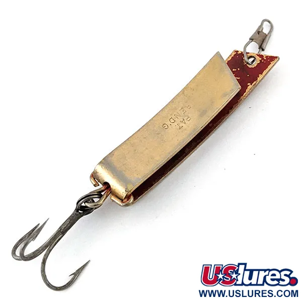 Vintage Luhr Jensen Super-Duper 506, 1/4oz Brass fishing spoon #13435