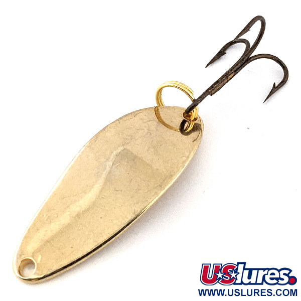 Vintage   Little Cleo Seneca, 1/4oz Gold fishing spoon #13449
