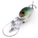 Vintage   Norman DD22, 1oz White / Green / Glitter fishing lure #13455
