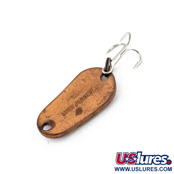 Vintage Luhr Jensen Luhr’s wobbler, 3/16oz Hammered Copper fishing spoon #13459