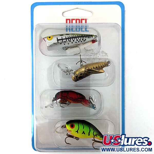 LOT OF 4 ULTRALIGHT LURES BY REBEL, RAPALA AND TWO OTHER