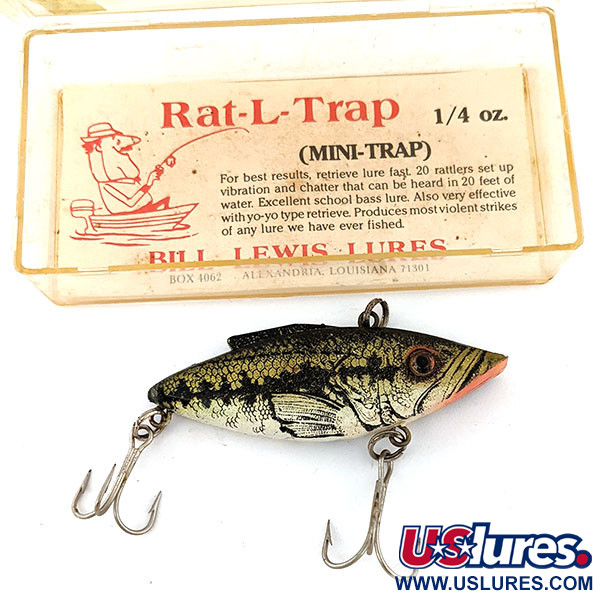   Bill Lewis Rat-L-Trap, 2/5oz MT 30 Baby Bass fishing lure #13465