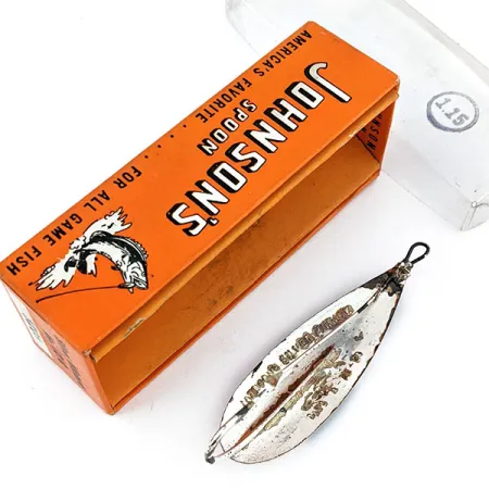 Weedless Johnson Silver Minnow, 2/5oz fishing spoon #13466