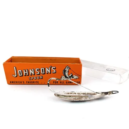 Weedless Johnson Silver Minnow, 2/5oz fishing spoon #13466